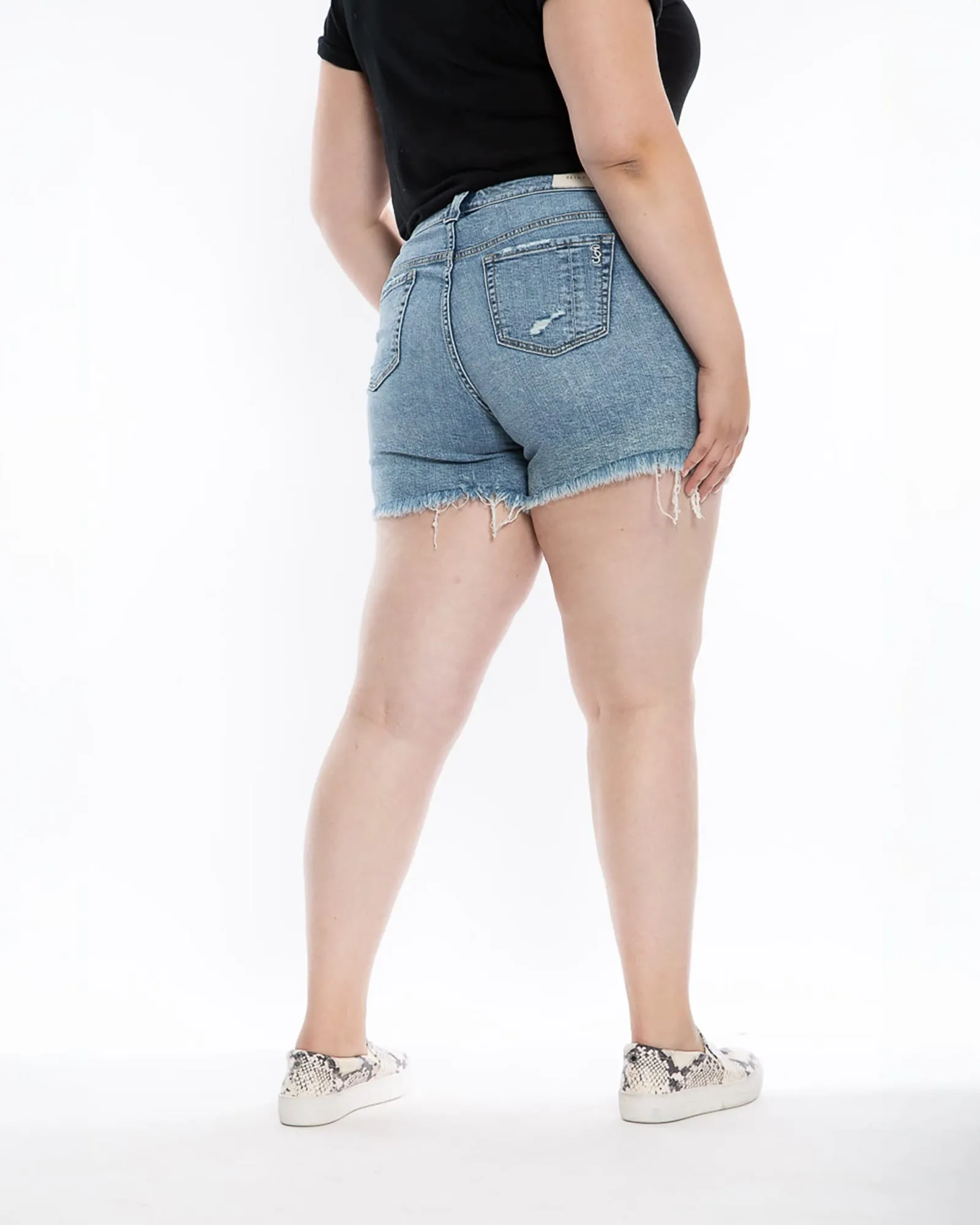 Mid Rise Shorts - Giuliana | Giuliana