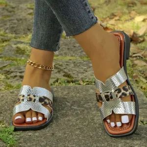 Open Toe Flats Sandals
