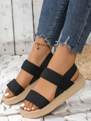 Open Toe Platform Sandals