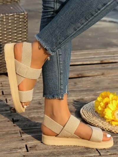 Open Toe Platform Sandals