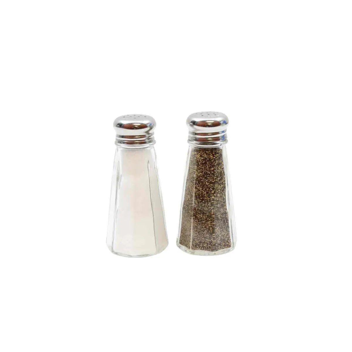 Paneled Salt & Pepper Shakers