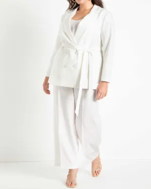 Penelope Modern Wide Leg Trouser | Ivory