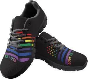 POLERO Lightweight Sneakers Shoes for Women Casual Breathable Mesh Running Training Shoes Ladies Simple Colorful Pandas