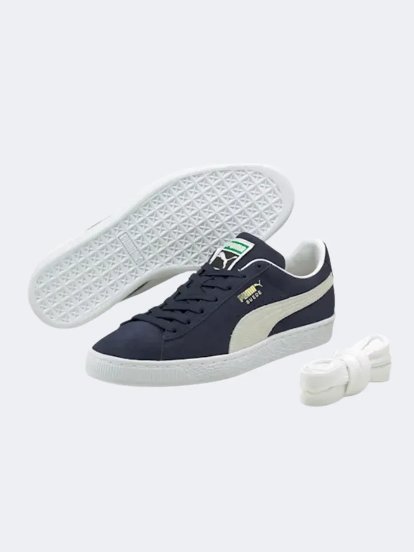 Puma Suede Classic Xxi Men Lifestyle Shoes Navy/White