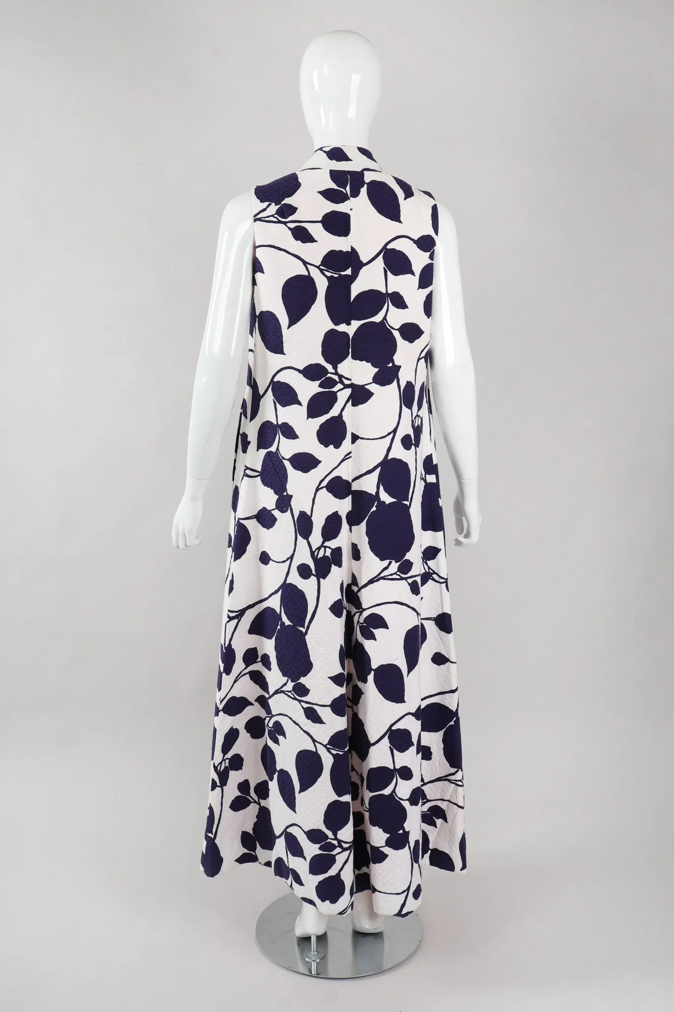Quilted Leaf Duster & Palazzo Pant Set