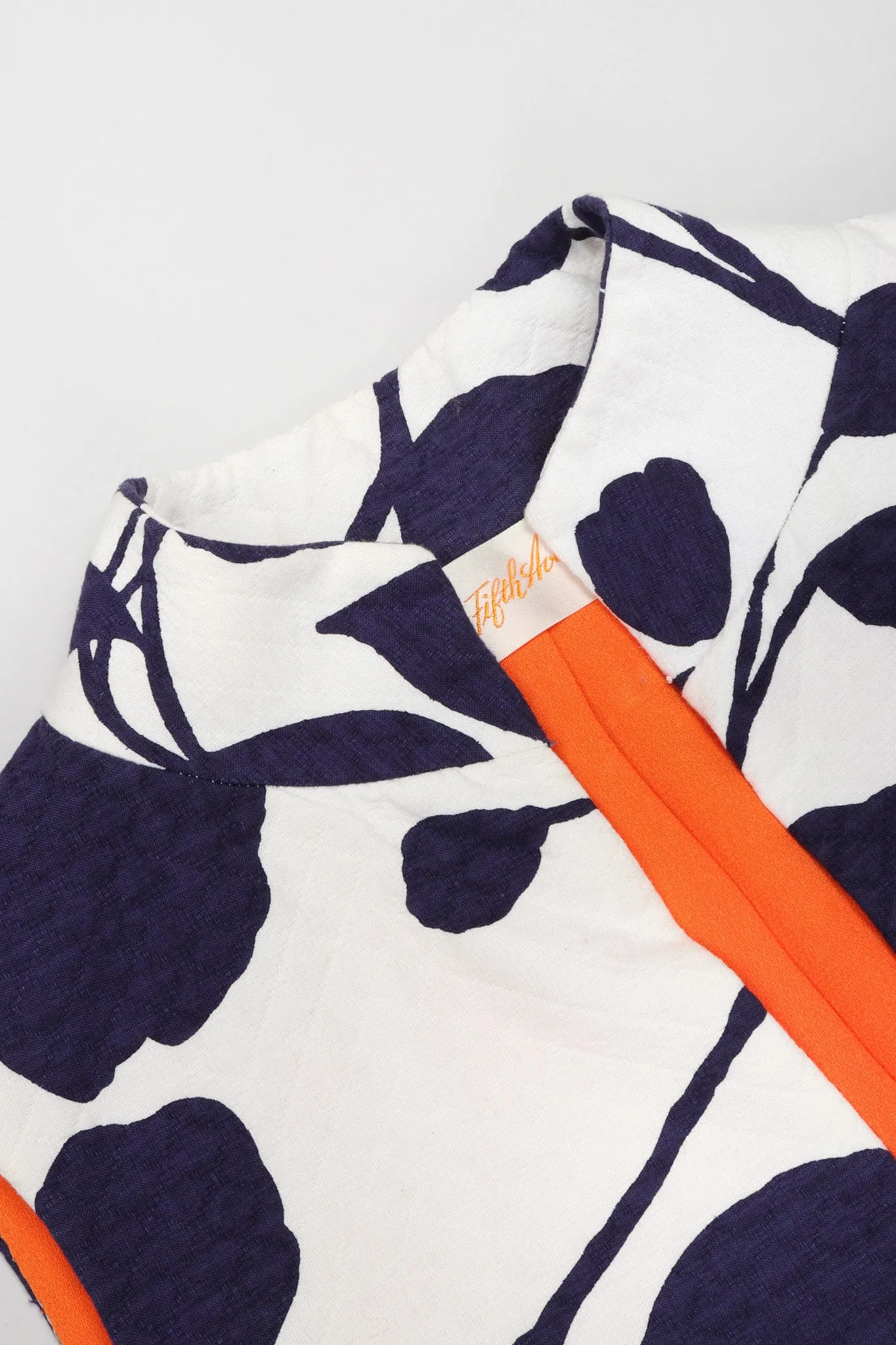 Quilted Leaf Duster & Palazzo Pant Set