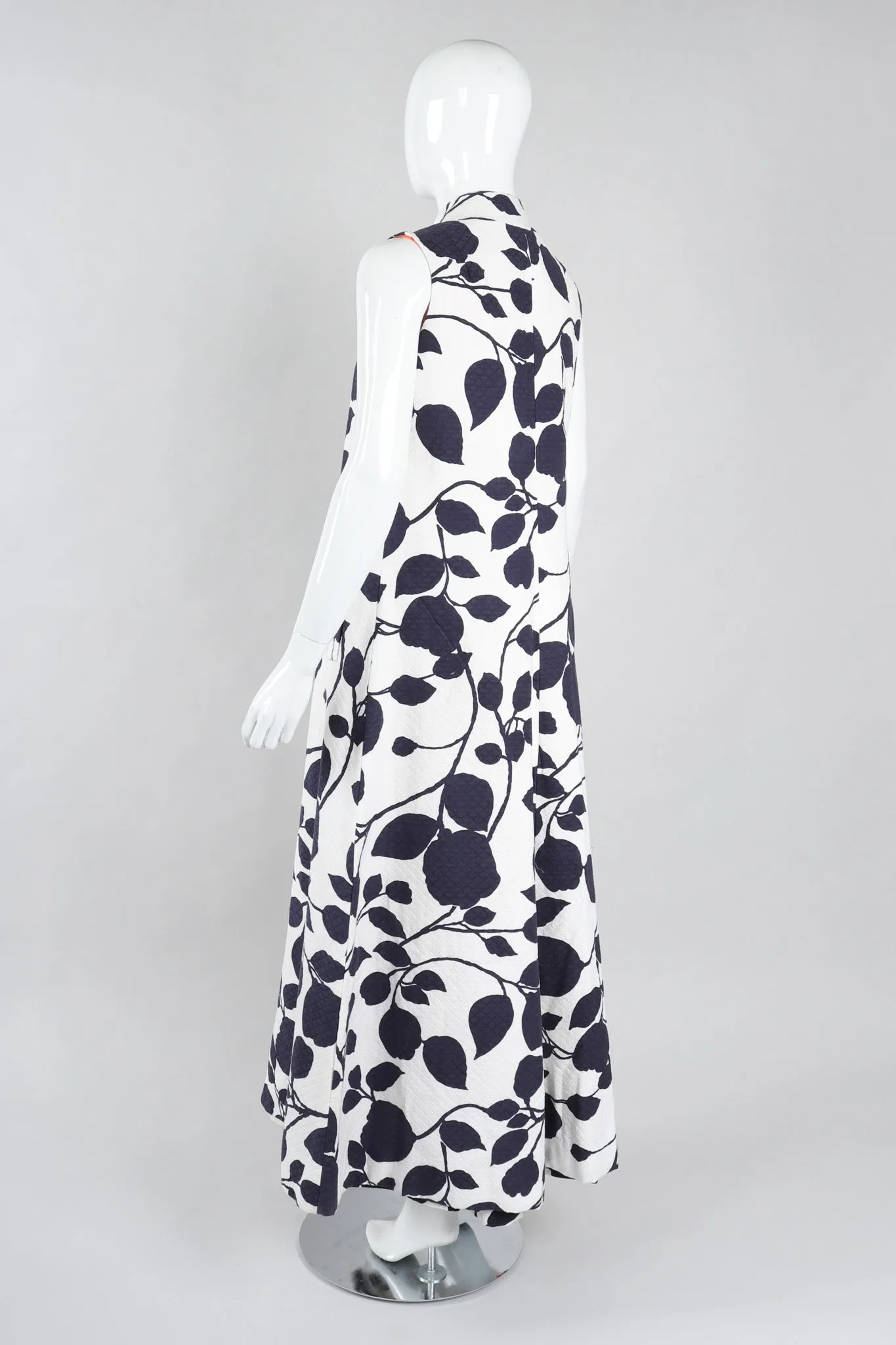 Quilted Leaf Duster & Palazzo Pant Set