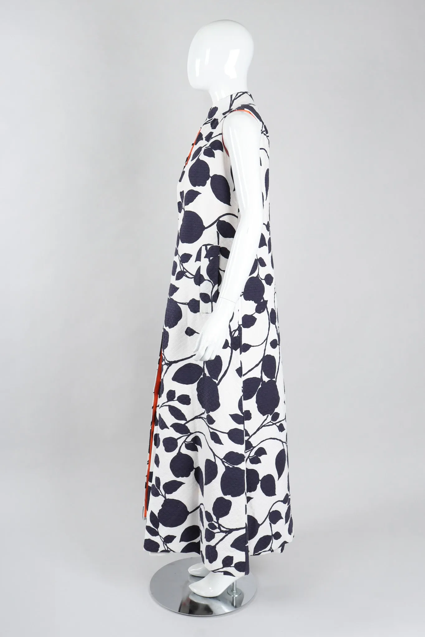 Quilted Leaf Duster & Palazzo Pant Set