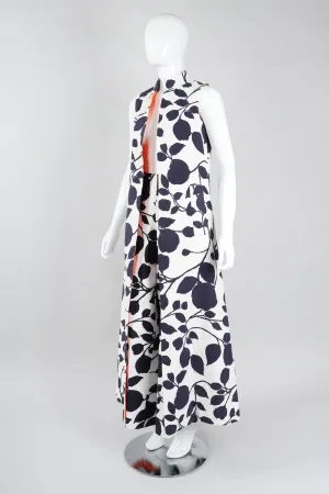 Quilted Leaf Duster & Palazzo Pant Set