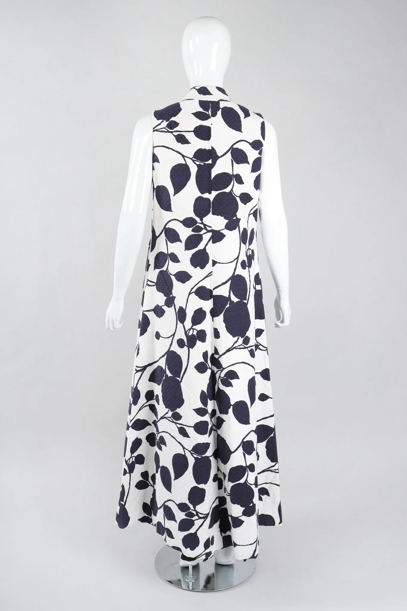 Quilted Leaf Duster & Palazzo Pant Set