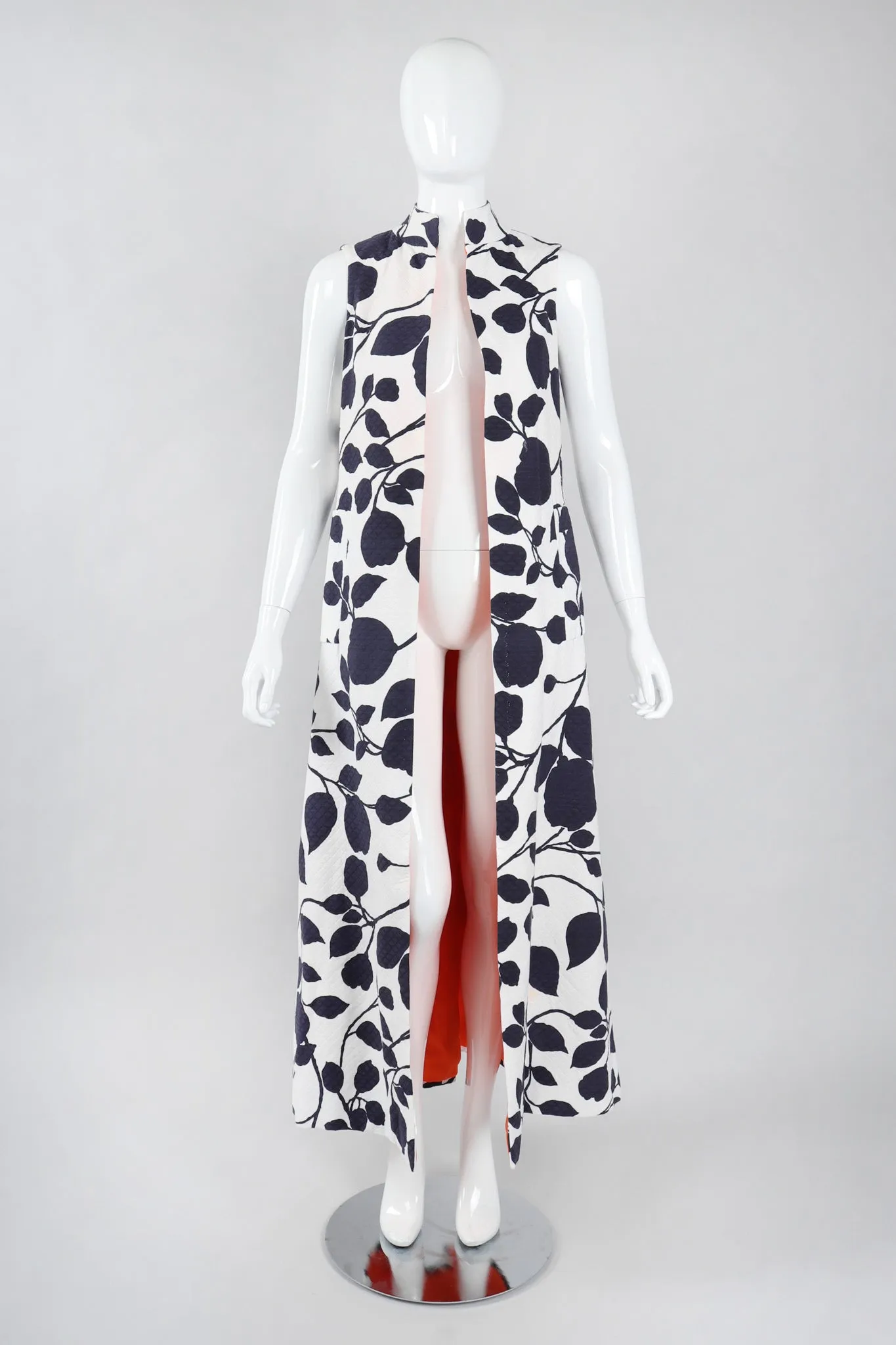 Quilted Leaf Duster & Palazzo Pant Set