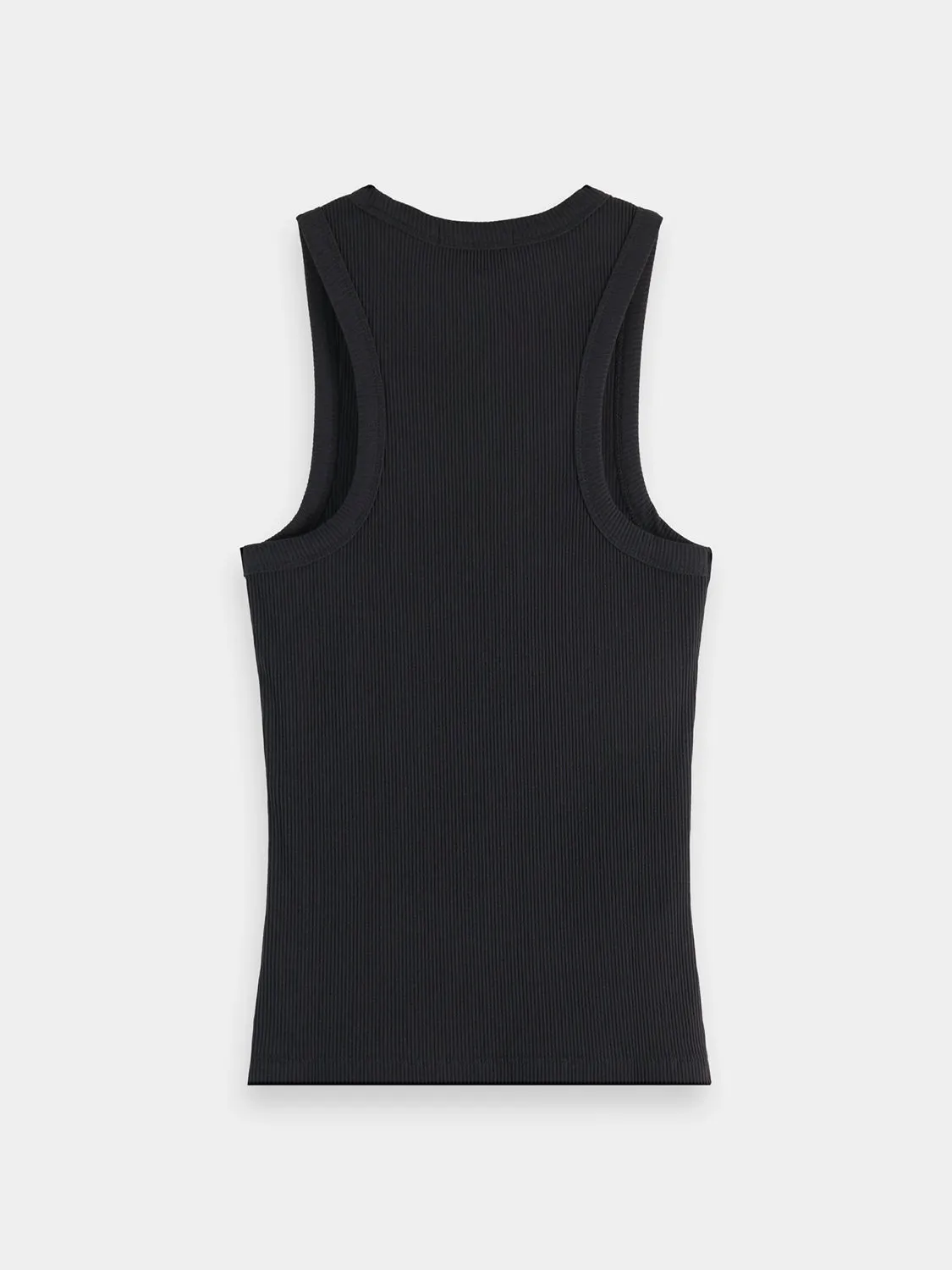Ribbed racer tank