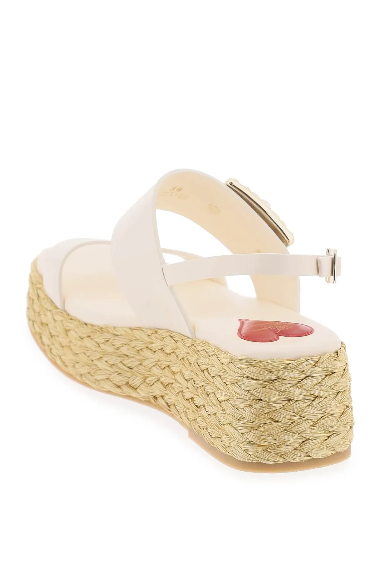 Roger vivier "crystal buckle espadrilles RVW73438780BSS CIRE