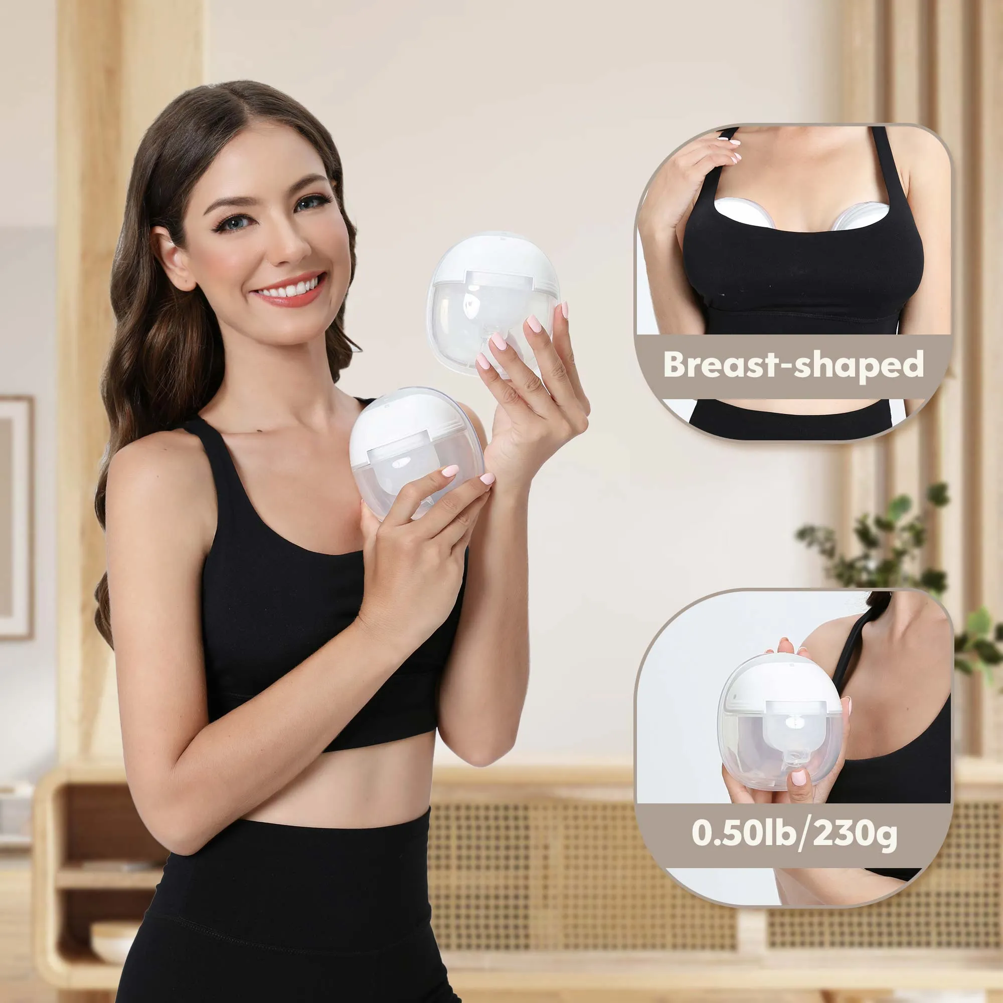 S18 Double Cordless Breast Pump-Tranquil Grey