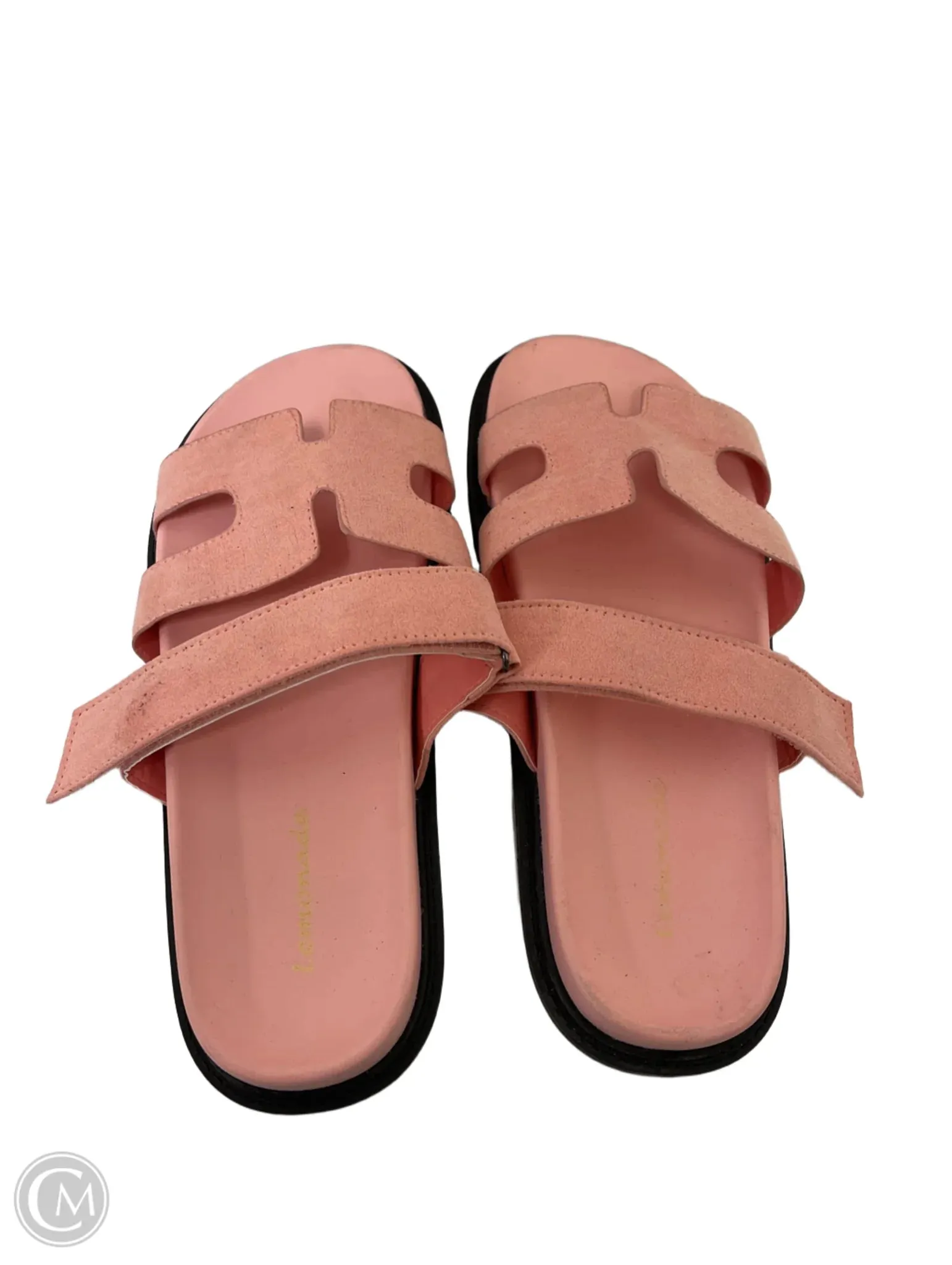 Sandals Flats By Clothes Mentor In Pink, Size: 9