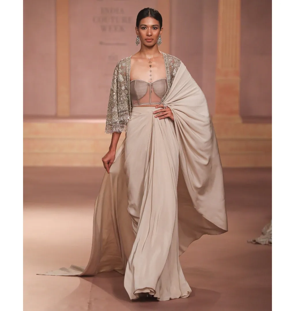 Sashi Jacket Sari Set