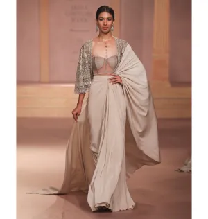 Sashi Jacket Sari Set