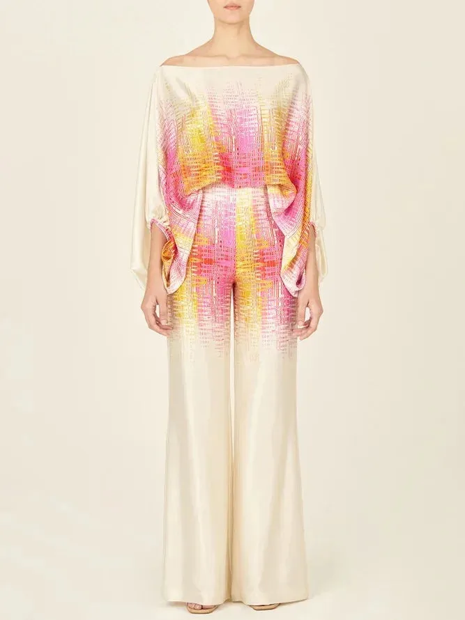 Satin Pants Set