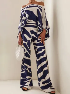 Satin Pants Set