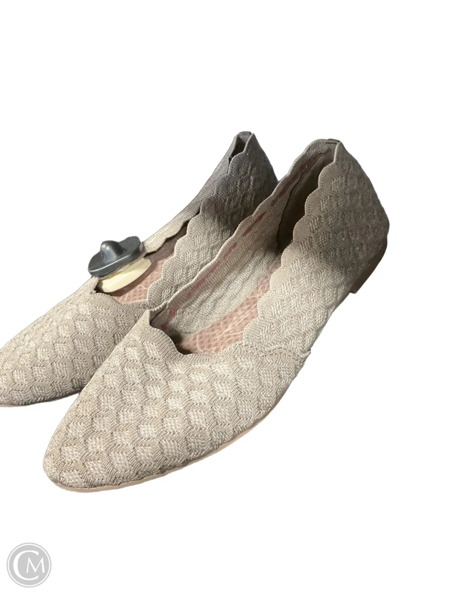 Shoes Flats By Skechers In Taupe, Size: 8