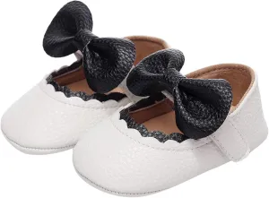 Shoes for Toddler Girls Size 7 Infant Girls Single Shoes Ruffles Bowknot First Walkers Shoes Canvas High Tops Kids