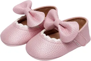 Shoes for Toddler Girls Size 7 Infant Girls Single Shoes Ruffles Bowknot First Walkers Shoes Canvas High Tops Kids