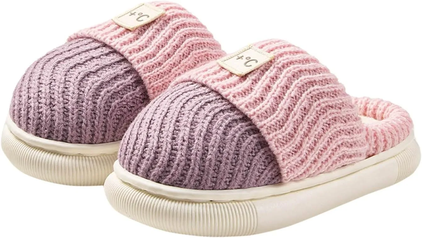 Simple Slipper Girls Boys House Slippers Non Slip Bedroom Slippers Winter Warm Indoor Kids Novelty Slippers