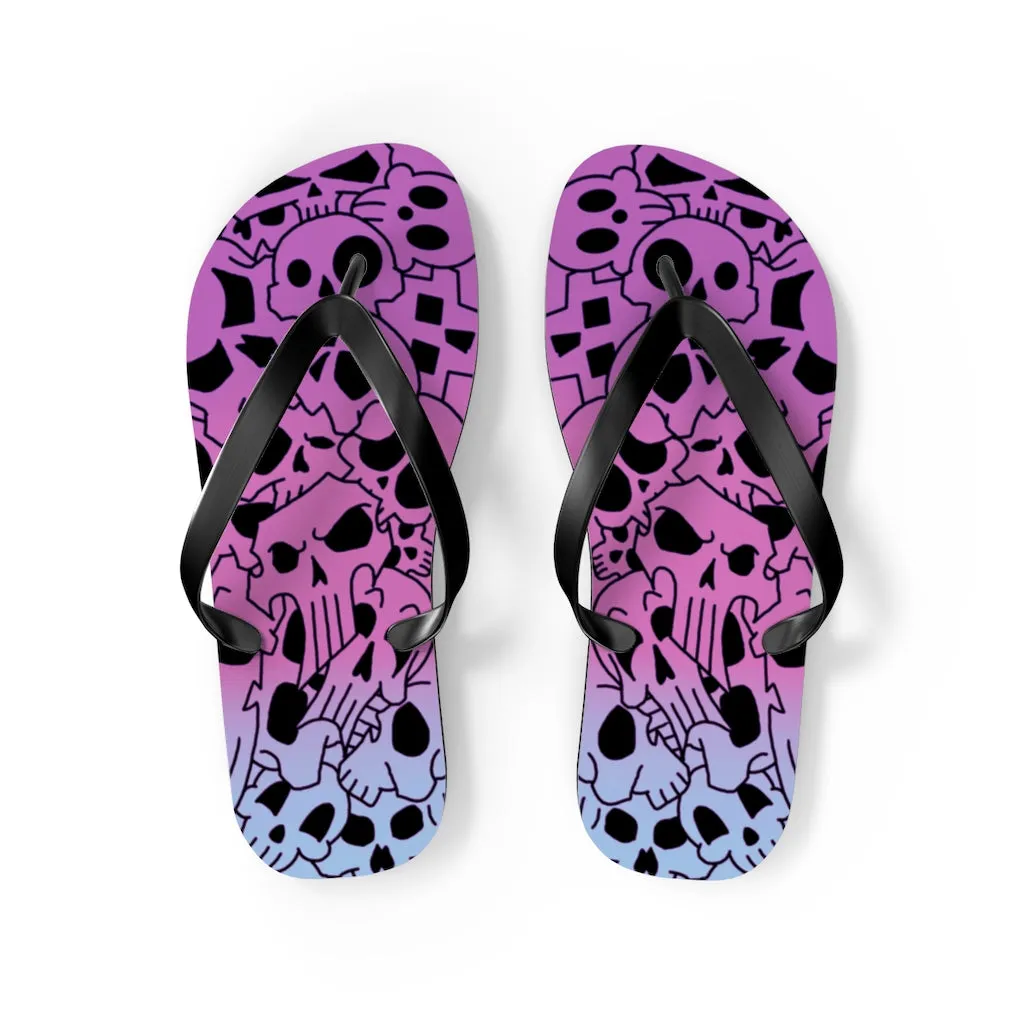 Skully Dusk Flip Flops
