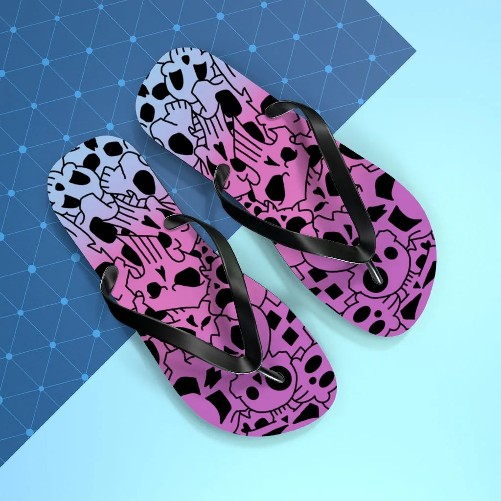 Skully Dusk Flip Flops