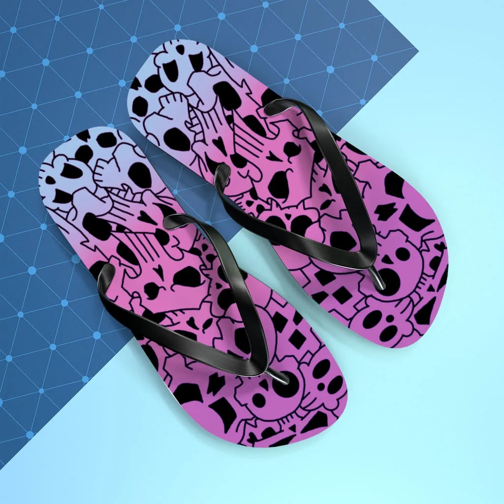 Skully Dusk Flip Flops
