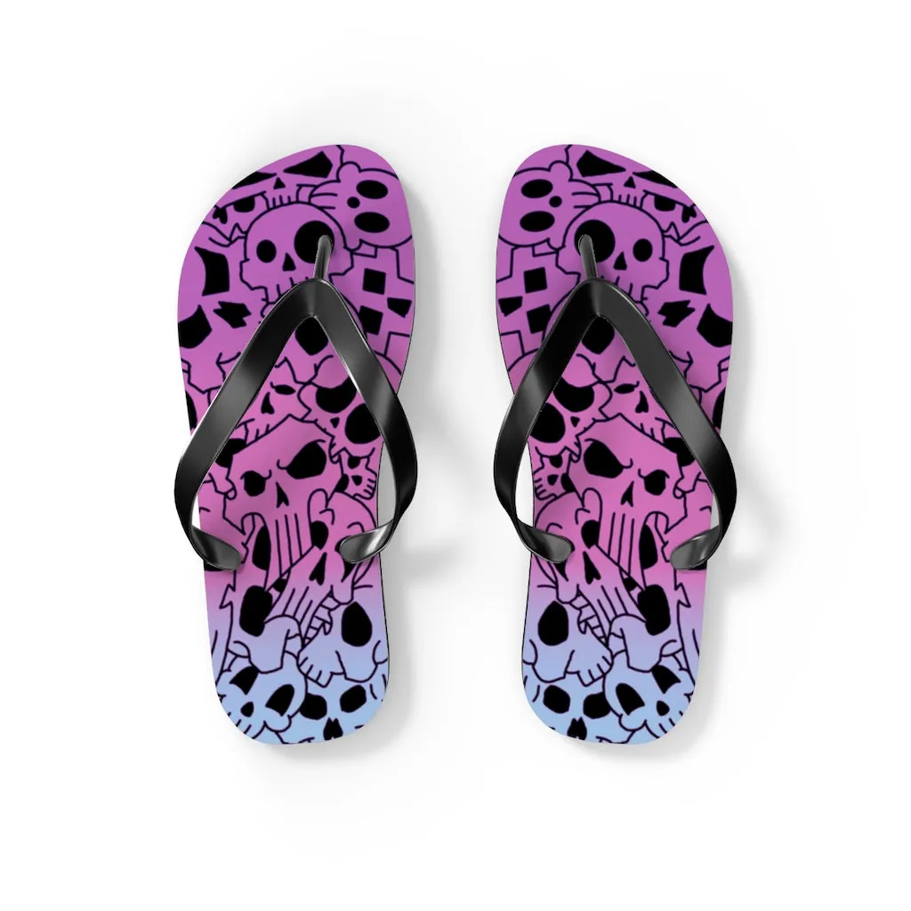 Skully Dusk Flip Flops