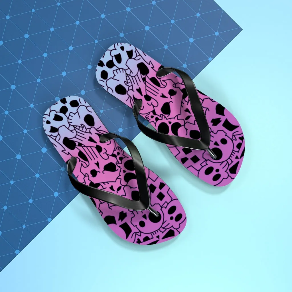 Skully Dusk Flip Flops