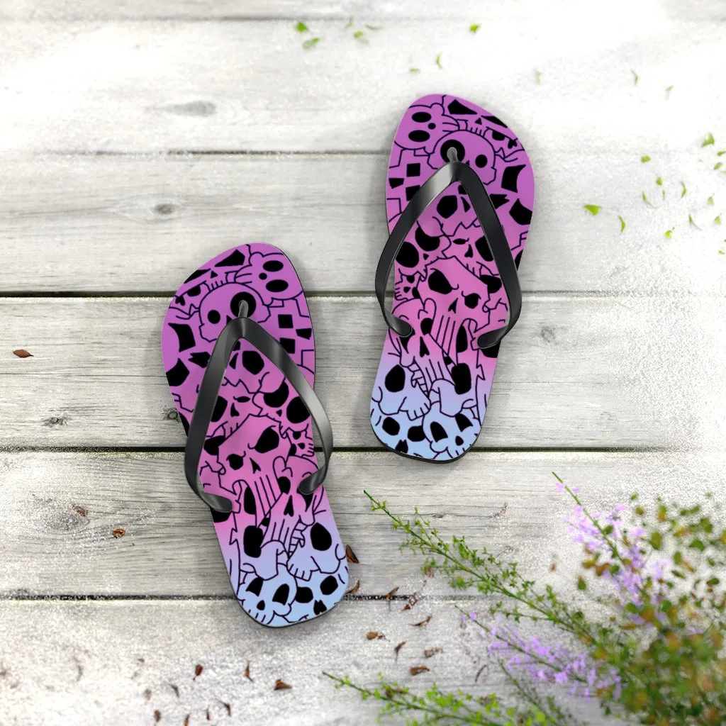 Skully Dusk Flip Flops