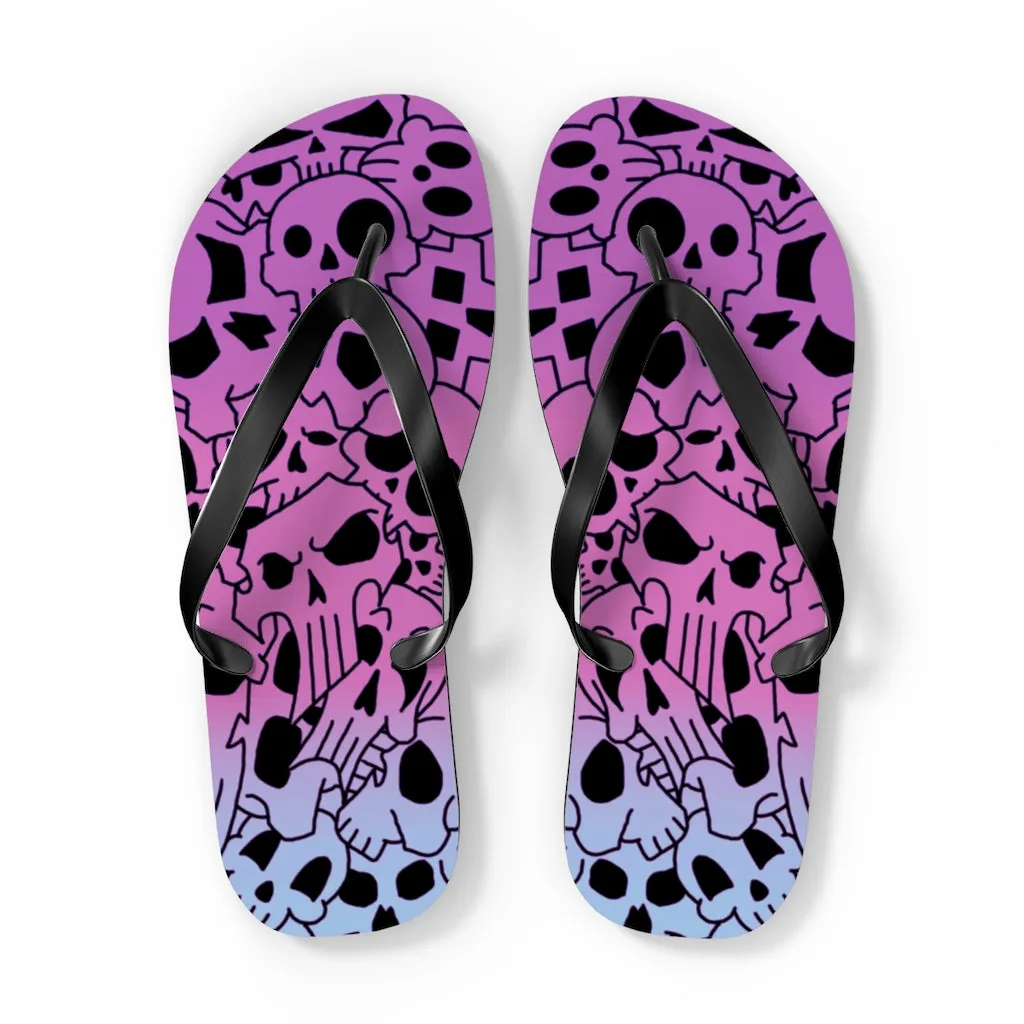 Skully Dusk Flip Flops