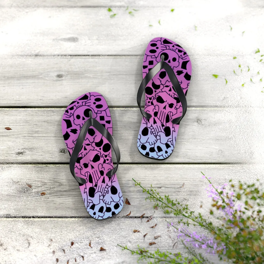 Skully Dusk Flip Flops