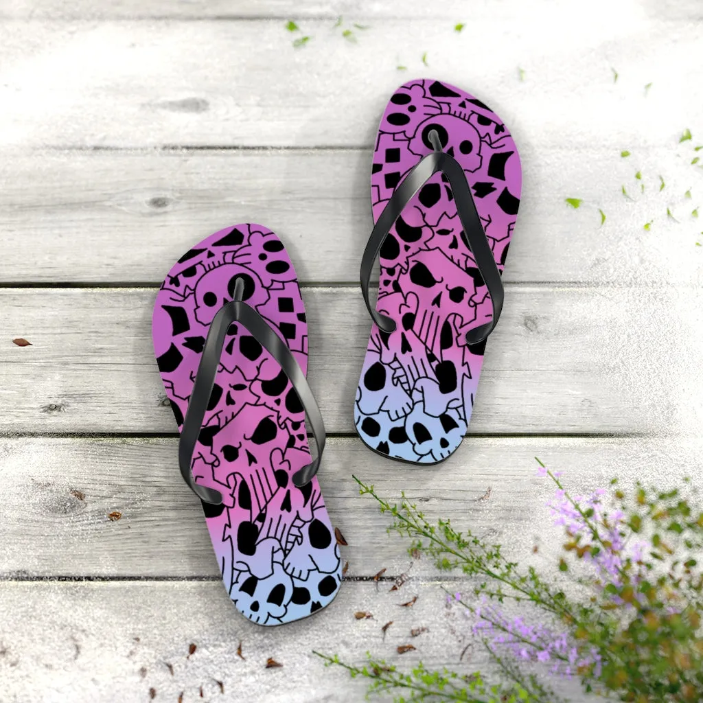 Skully Dusk Flip Flops