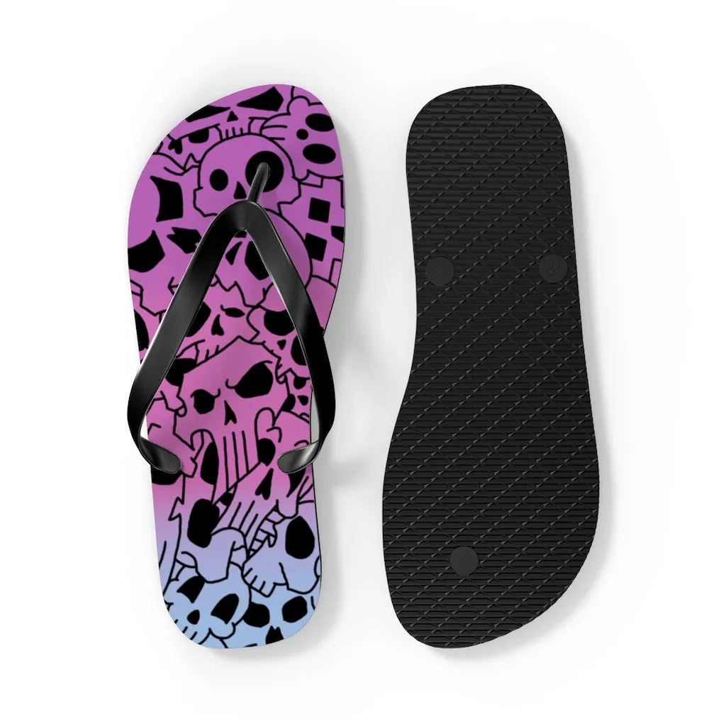Skully Dusk Flip Flops
