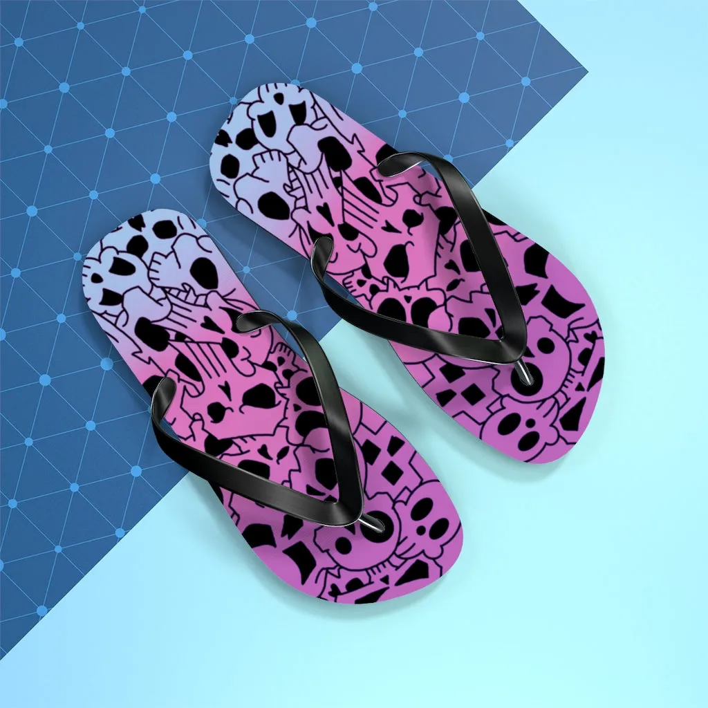 Skully Dusk Flip Flops