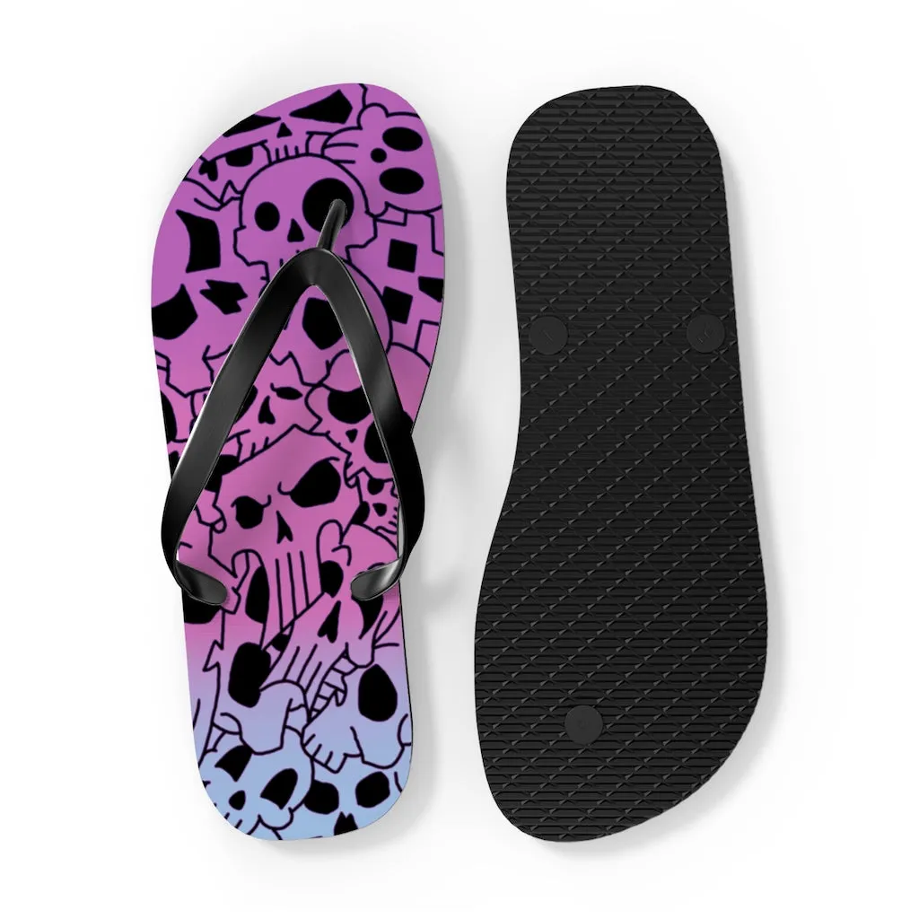 Skully Dusk Flip Flops