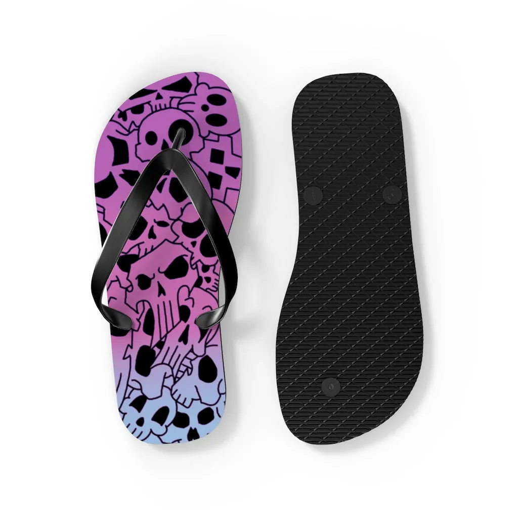 Skully Dusk Flip Flops