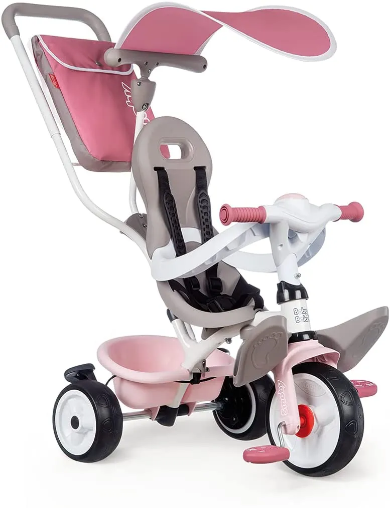Smoby - Baby Balade Plus Tricycle Rosa