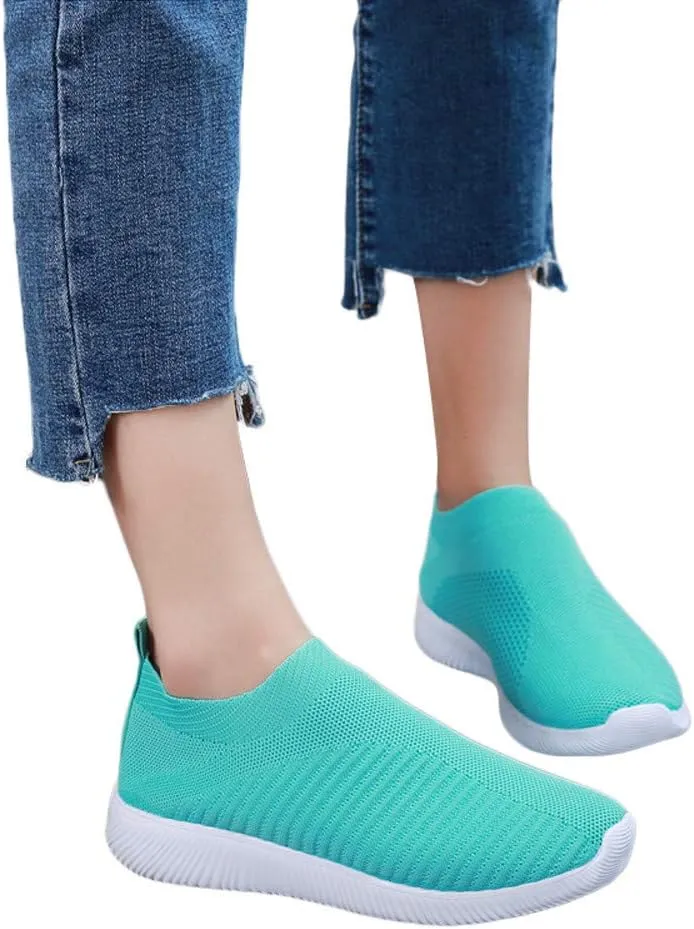 Sneakers for Women Walking Shoes Non Slip Lightweight Slip On Shoes Women Casual Shoes Dressy Casual White Platform Sneakers Slip On Tennis Shoe White Loafers