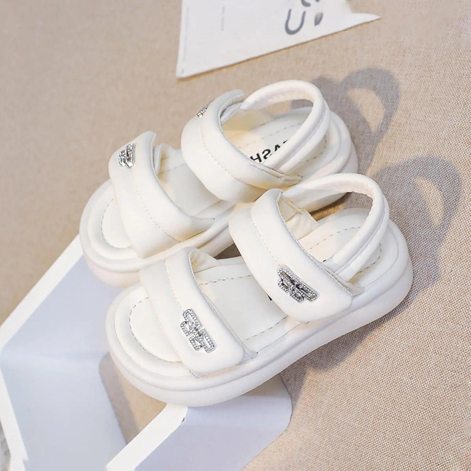 Soft Rubber Princess Flat Shoes Comfortable Sandals For Girls In Summer With Soft Sole And Durable Properties Flower Girl Shoes