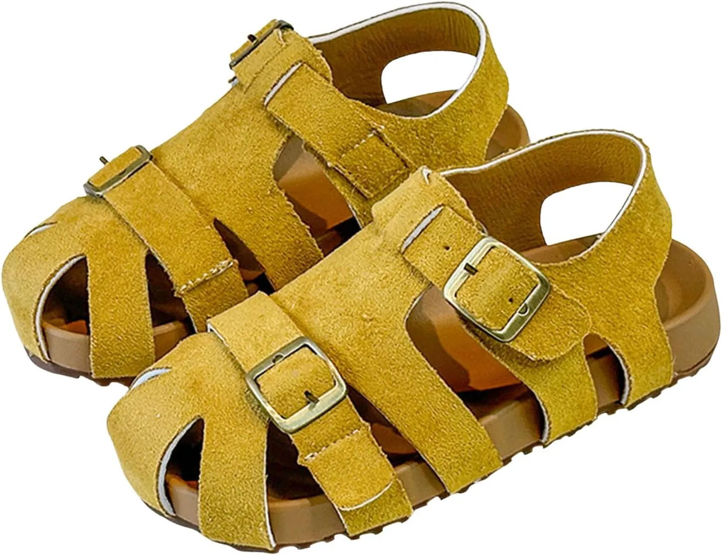 Summer Dress Shoes for Girls Children's Sandals For Girls Boys Closed Toe Shoes Babies Hollow And Breathable Lightweight Open Toe Beach Holiday Sandals