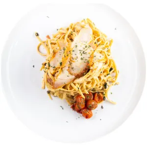 Sundried Tomato and Basil Pesto Chicken Linguine