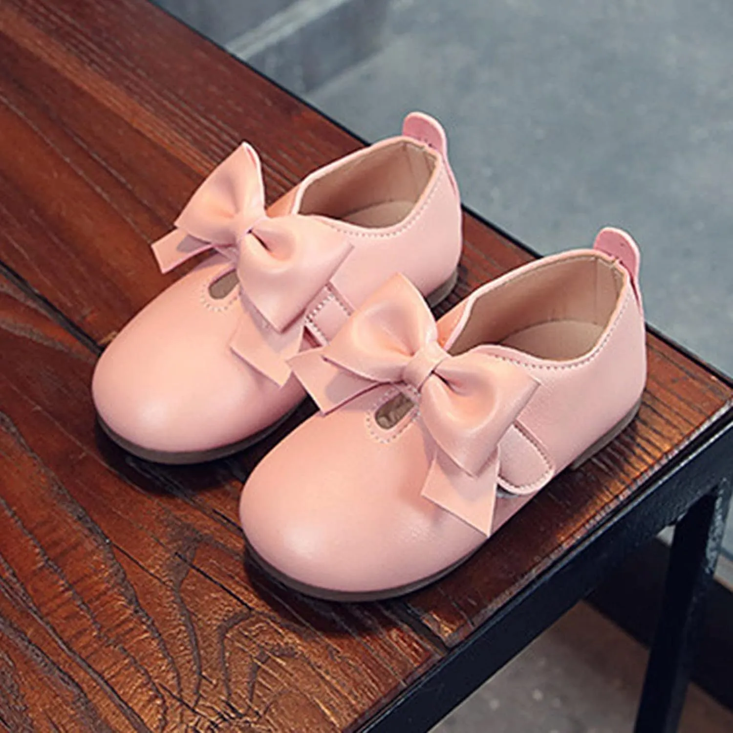 Tall Boots for Girls Fashion Autumn Girls Casual Shoes Flat Light Hook Loop Solid Color Bow Simple Riding Boots Girl
