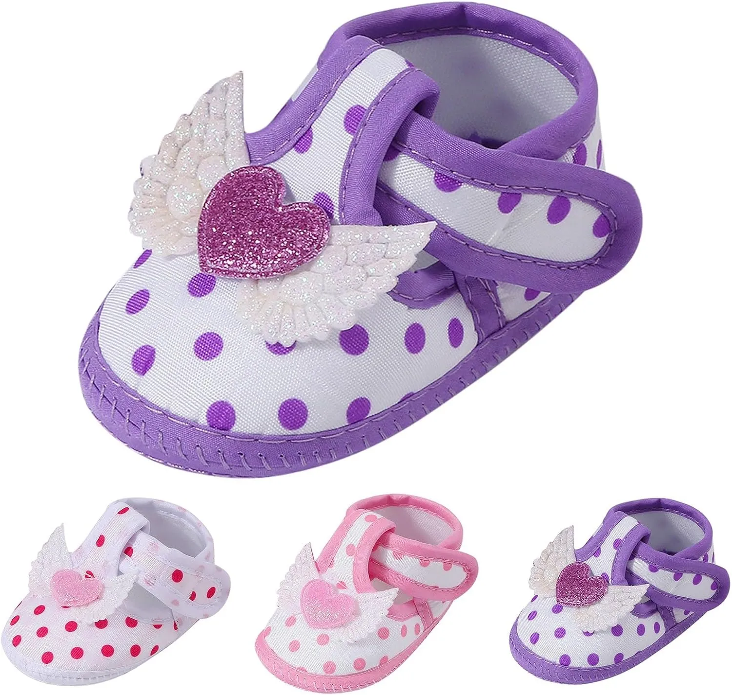 Toddler Baby Girls Cute Flower First Walking Sandals Lightweight Soft Sole Non-Slip Sneakers Princess Wedding Shoes