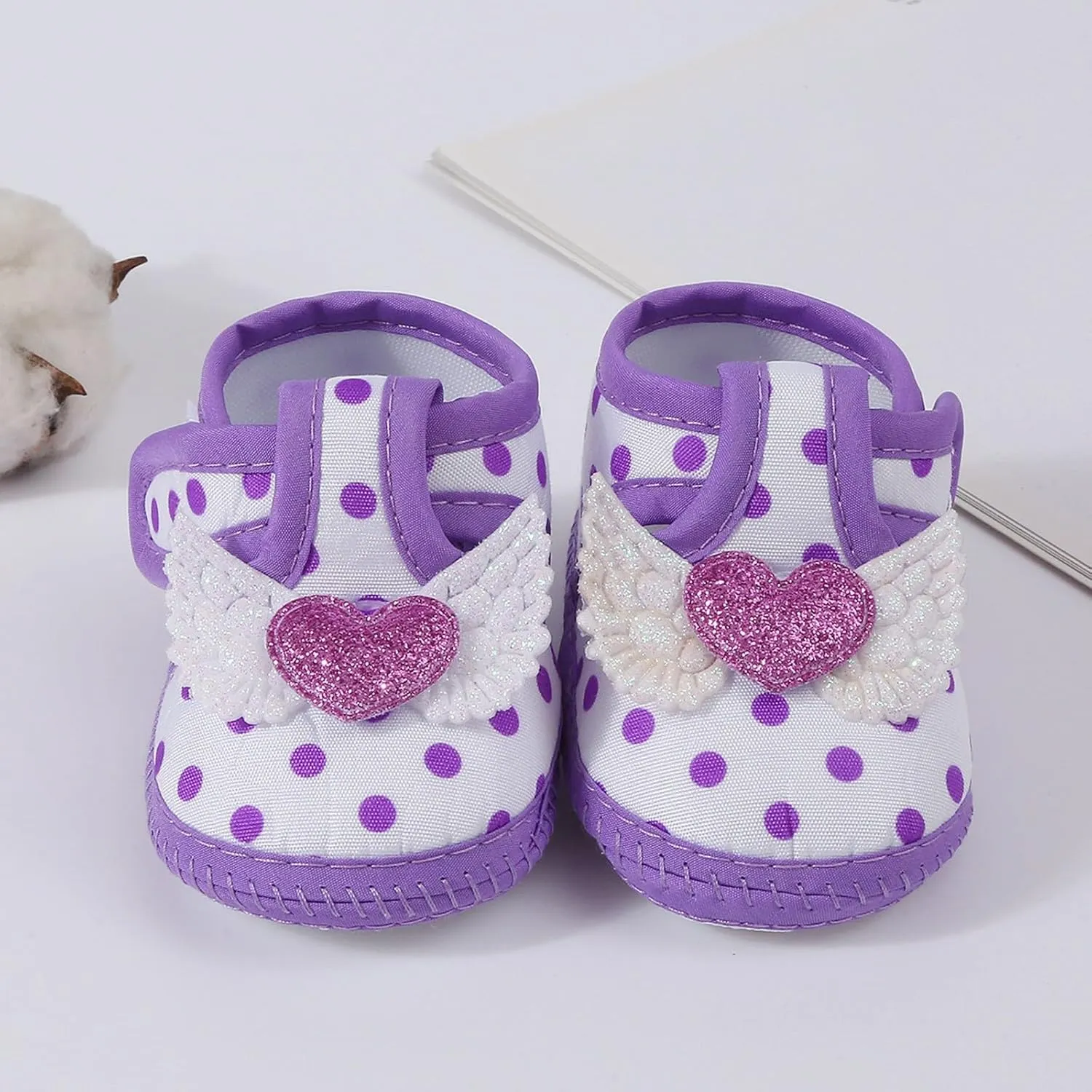 Toddler Baby Girls Cute Flower First Walking Sandals Lightweight Soft Sole Non-Slip Sneakers Princess Wedding Shoes