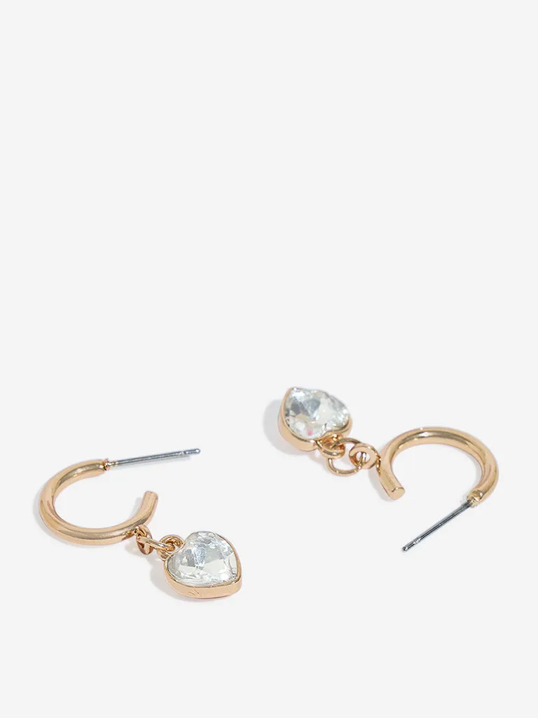 Westside Accessories Gold Charm Earrings Set - Pack of 6