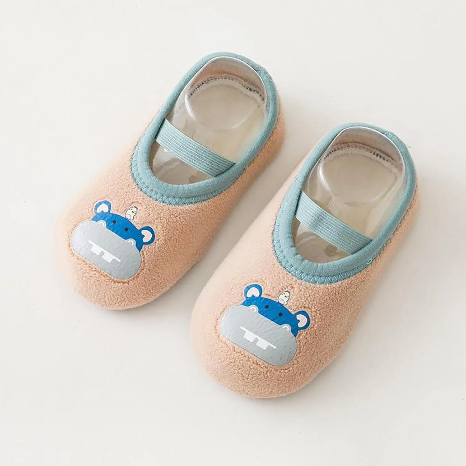 Winter Infant Toddler Shoes Boys Girls Baby Shoes Soft Sole Slip On Shoes Cute Animal Decoration Warm Kids High Tops